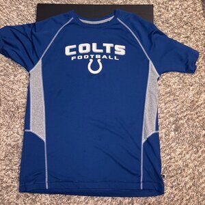 Indianapolis Colts T Shirt Mens Size L Large Blue NFL Football Team Apparel